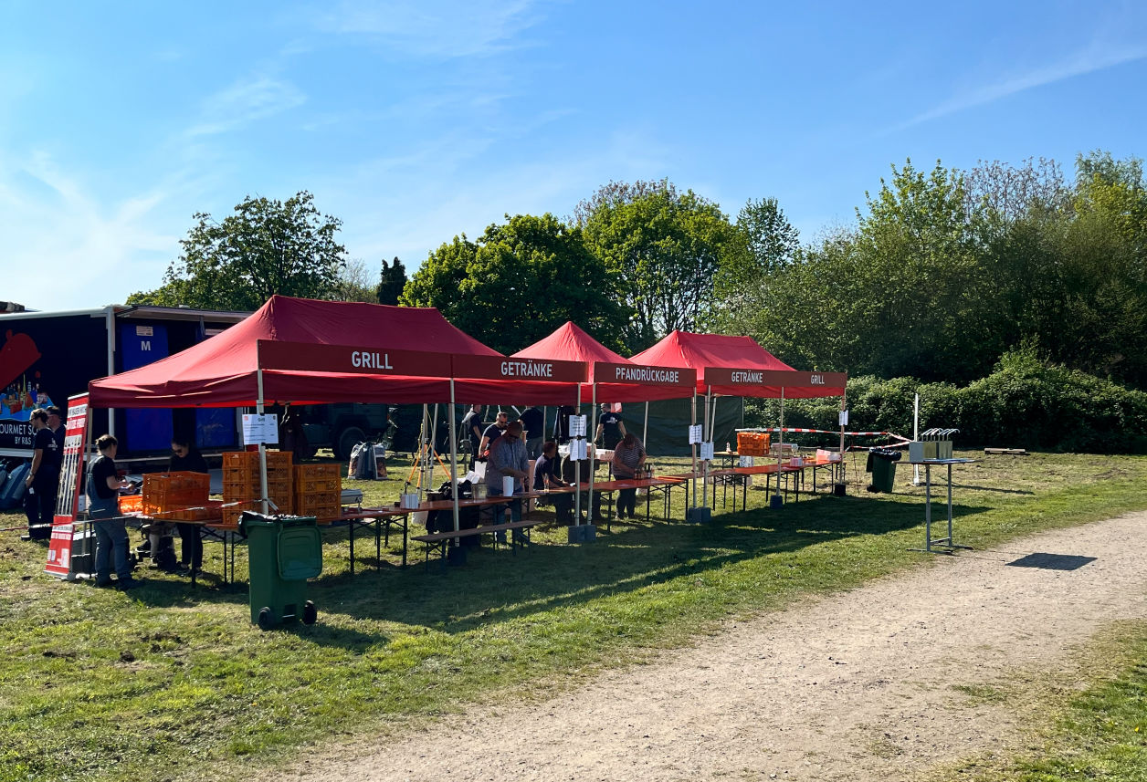 Zelte der Freiwilligen Feuerwehr Kettwig